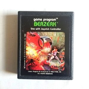 3 for 20$....1980s Berzerk Atari CX2650 Video Game